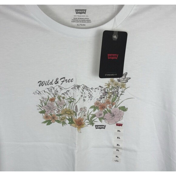 Women’s Levi’s Graphic T-Shirt / White / Size XL / New With Tags - Picture 2 of 6